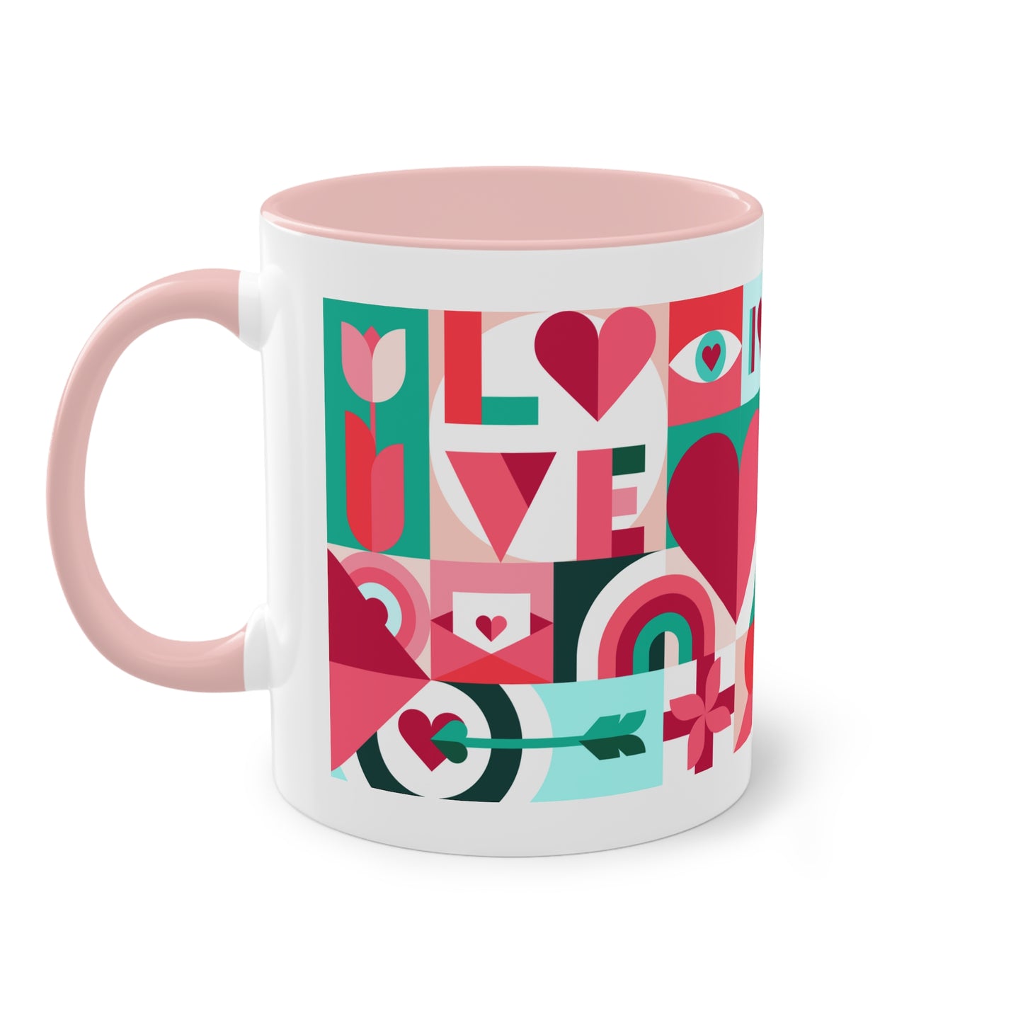 Berry Love Tea & Coffee Mug, 11oz, 330 ml